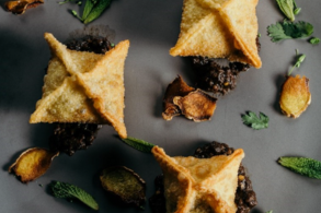 Short rib bar-bite dumplings