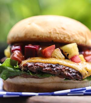 Australian Grassfed Beef Slider with “The Lot”