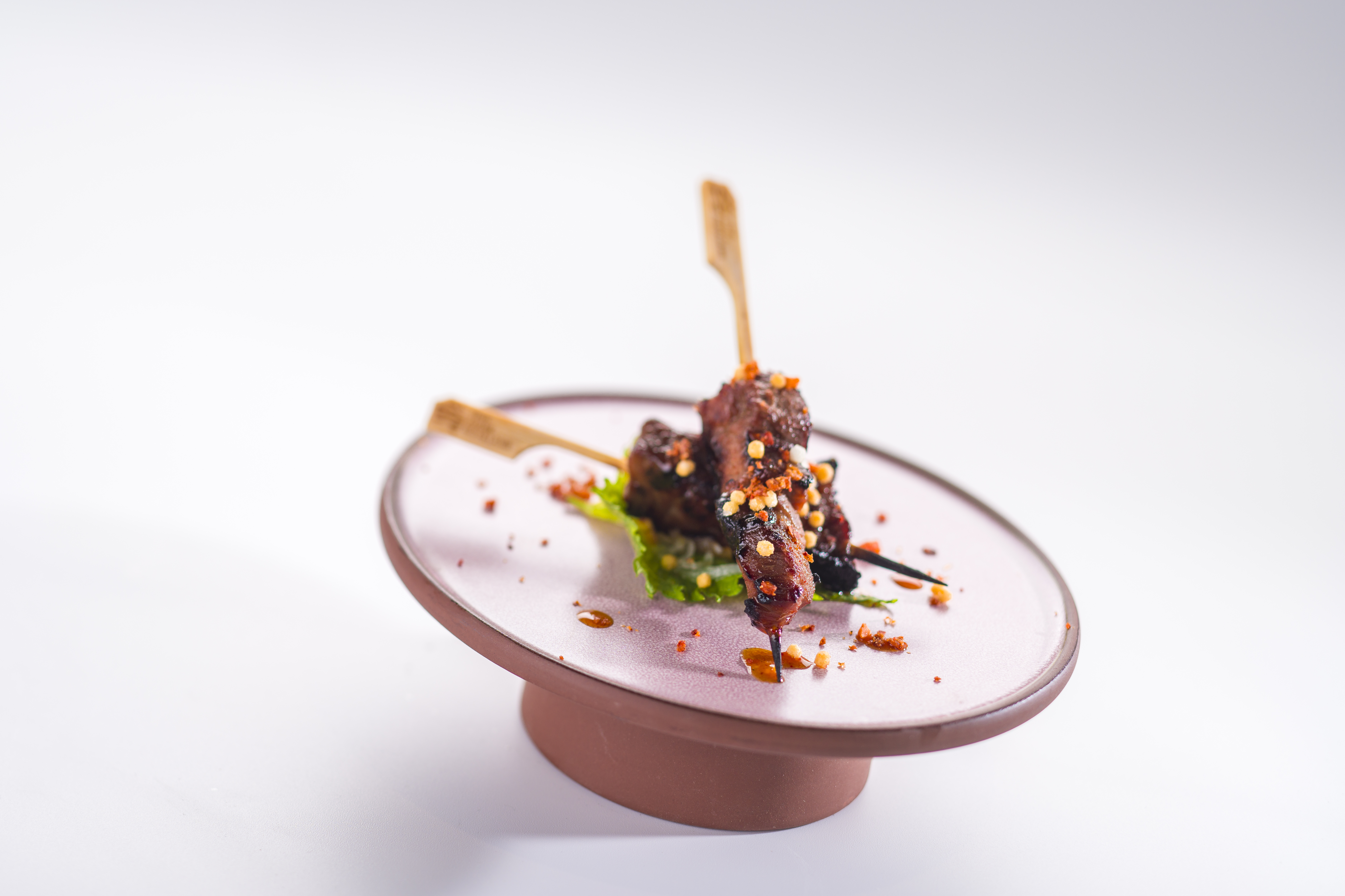 Shio Koji Malt Glazed Australian Grassfed Beef Skewers