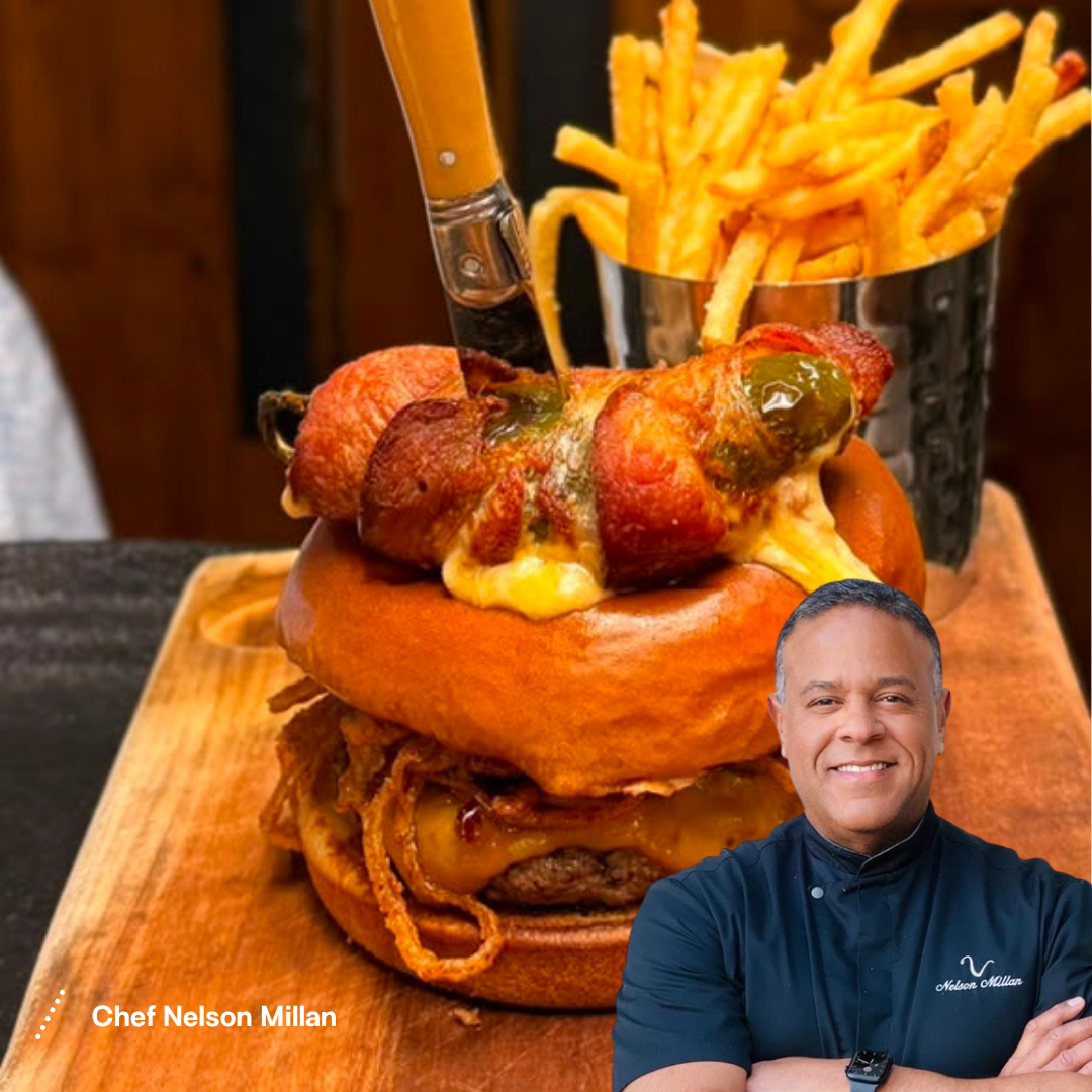 Chef Nelson Millan Burger