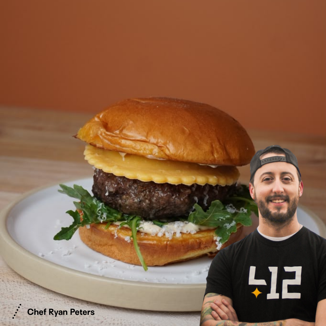 Chef Ryan Peters Burger