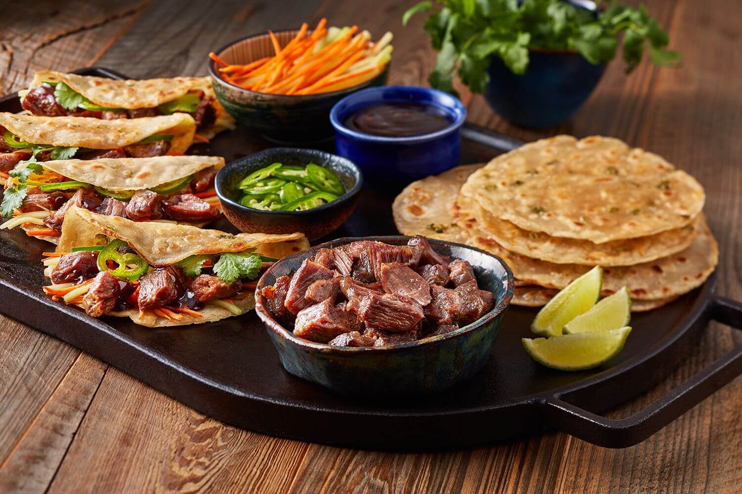 Goat Bulgogi Scallion Pancakes | Aussie Beef & Lamb | Food Service | North America